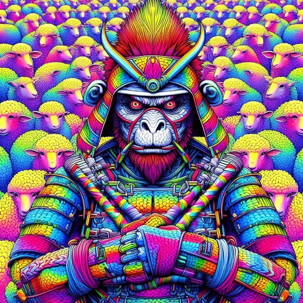 mostro illustrazione gamer avatar gorilla icona animale umanoide scimmia illustrazione scimmia arte