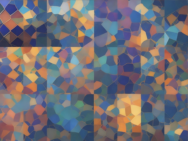 Motivi di mosaico di forme geometriche