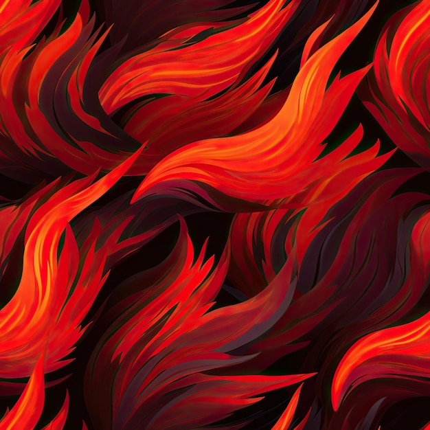 Motivi ispirati alla texture delle fiamme fluenti