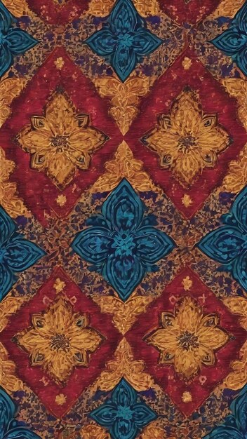 Motivo di tessuto motivo di songket motivo di batik motivo di kaleidoscopio ornamento di modello