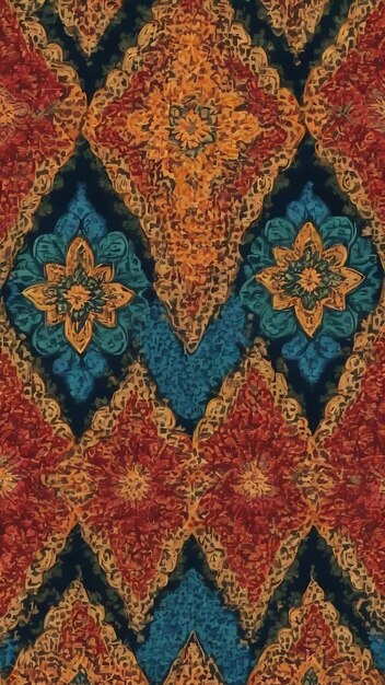 Motivo di tessuto motivo di songket motivo di batik motivo di kaleidoscopio ornamento di modello