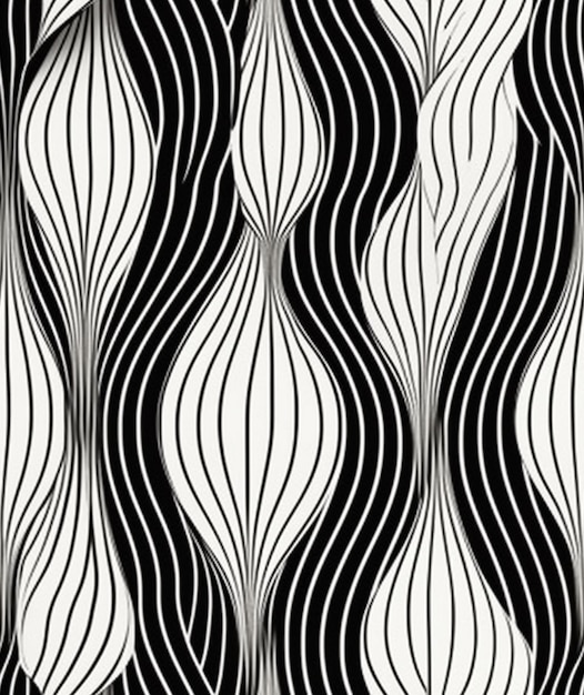 motivo geometrico astratto bianco e nero con le linee.