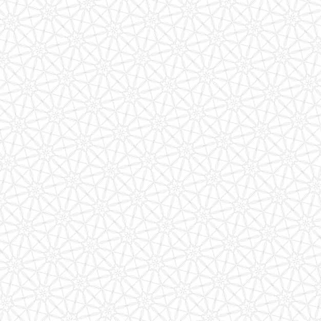 Motivo geometrico bianco con un disegno geometrico.