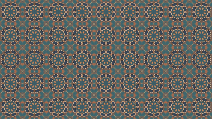 Foto motivo in tessuto motivo songket motivo batik motivo caleidoscopio ornamento