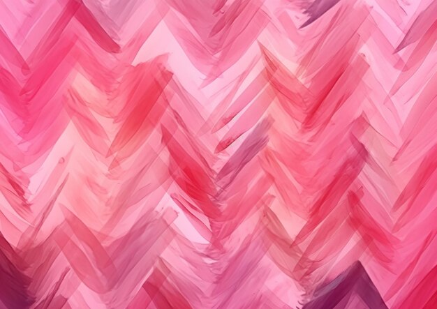 Motivo senza cuciture dipinto a zig zag rosa Chevron