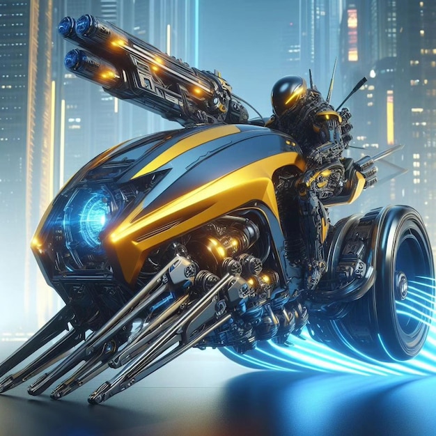 motocicletta futuristica