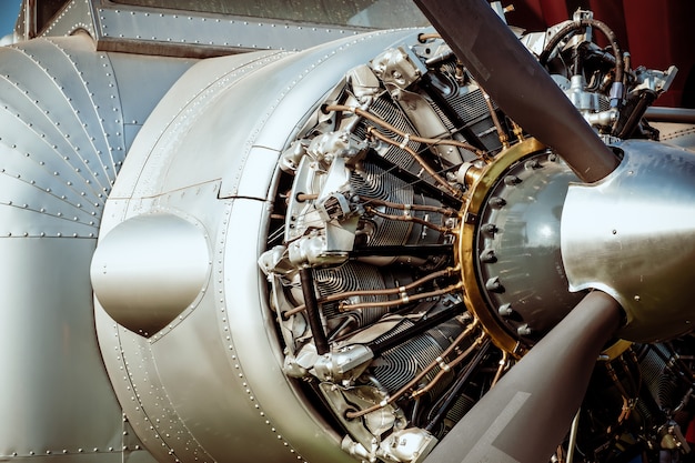 Motore aeronautico vintage