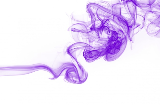 Movimento di fumo viola astratto