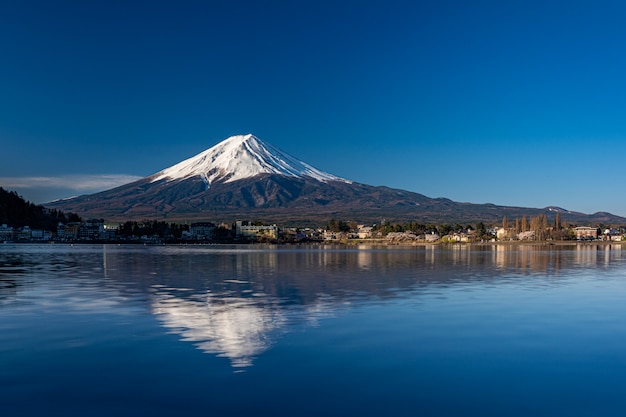 Mt. Fuji a kawaguchiko Fujiyoshida, Giappone.