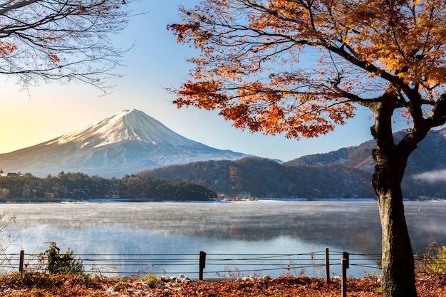 Mt. Fuji Sunrise Lake Kawaguchiko