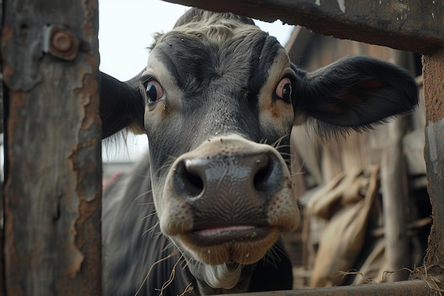 mucche nell'industria lattiero-casearia