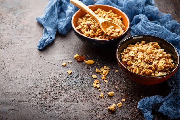 Muesli delizioso fatto in casa