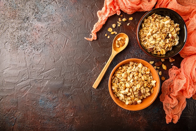 Muesli delizioso fatto in casa