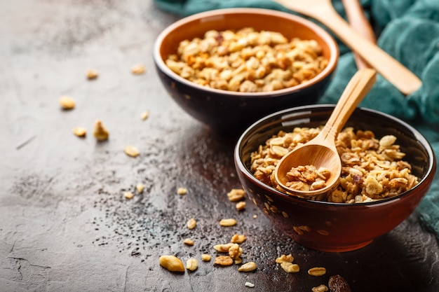 Muesli delizioso fatto in casa