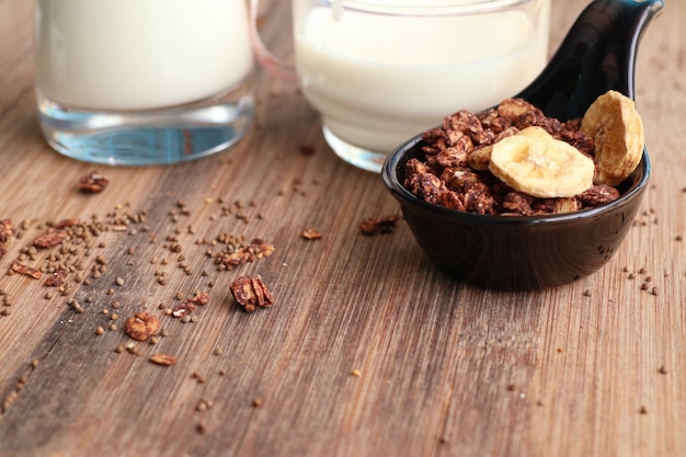 muesli sano con latte