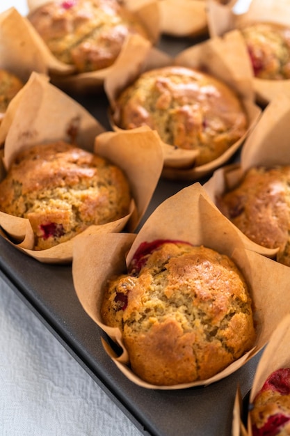 Muffin al lampone