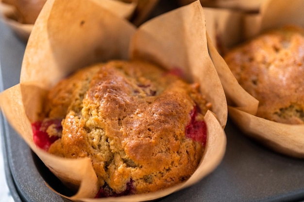 Muffin al lampone