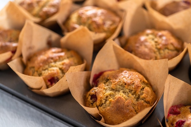 Muffin al lampone