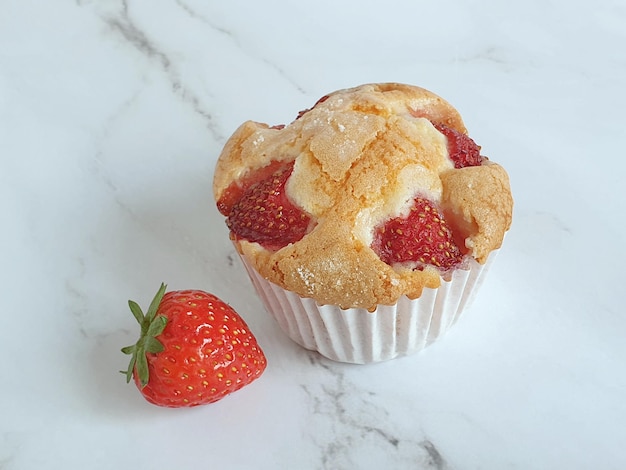 Muffin alle fragole Cupcake croccante