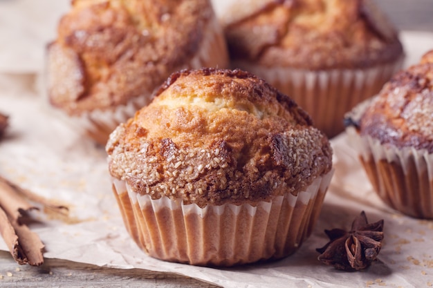 Muffin allo zucchero con anice