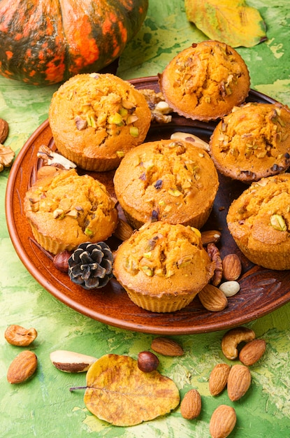 Muffin di zucca fatti in casa