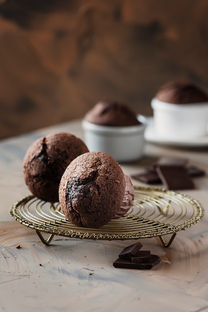 Muffin dolci al cioccolato