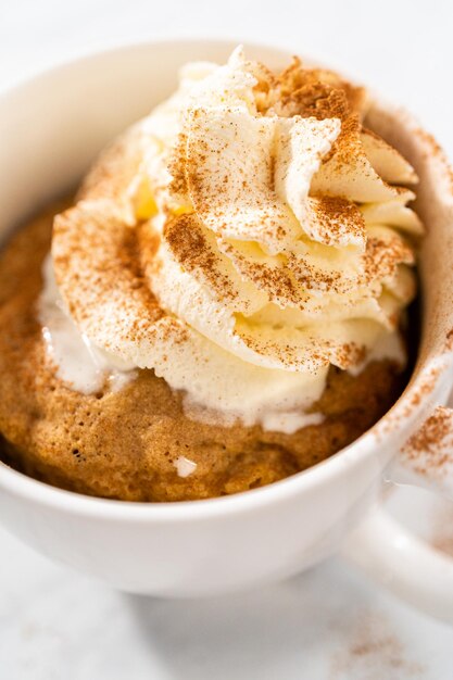 Mug cake alla zucca