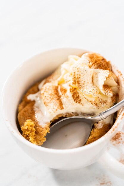 Mug cake alla zucca
