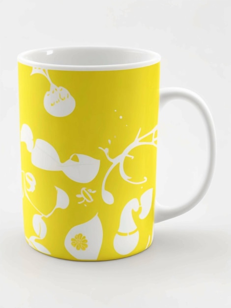 MUG stampa sullo sfondo bianco