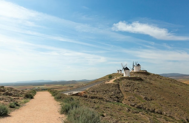 Mulini a vento di Don Chisciotte a Consuegra Spagna