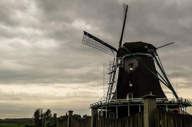 Mulini a vento di Zaanse Schans tranquillo villaggio nei Paesi Bassi settembre 2017