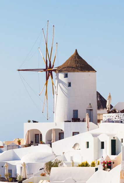 Mulino a vento a Oia, Santorini.