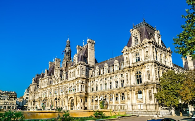 Municipio o hotel de ville a parigi capitale della francia