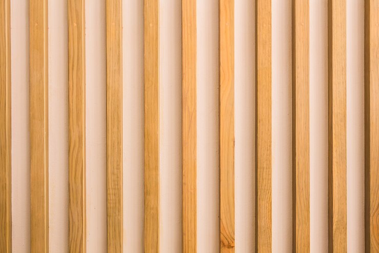 Muro di assi di legno