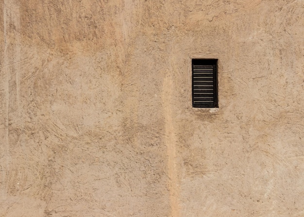 Muro di casa tradizionale nella vecchia Dubai