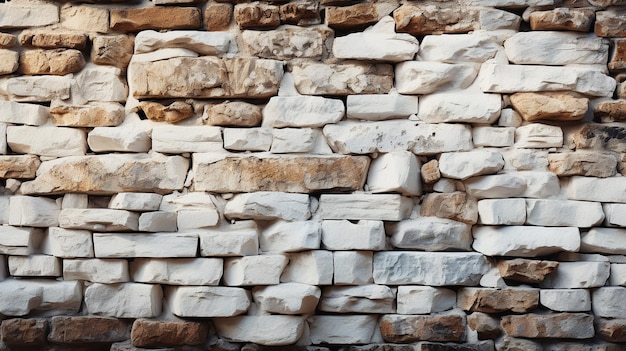 muro di mattoni bianchi a vista