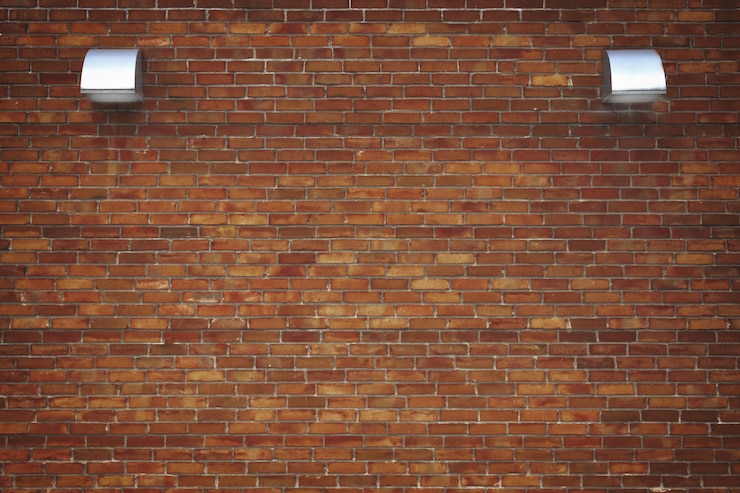 Foto muro di mattoni con sfondo effetto retrò per il design