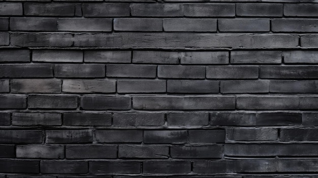 Muro di mattoni neri