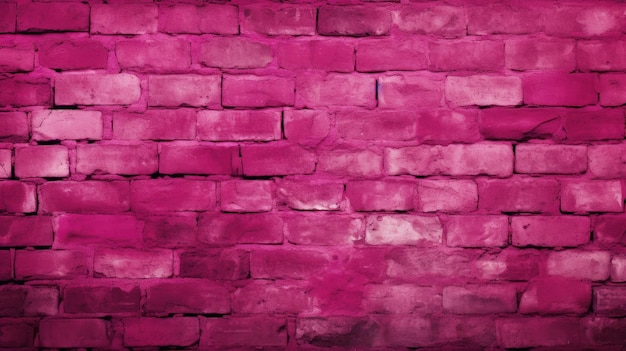 Muro di mattoni sfondo barie rosa grunge texture o pattern per il design Generativo ai