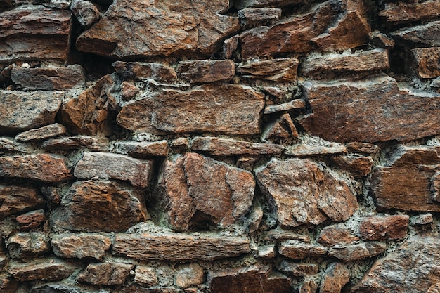 Muro di pietra Sfondo esterno in pietra naturale