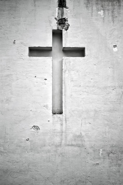 Muro di religione a forma di croce