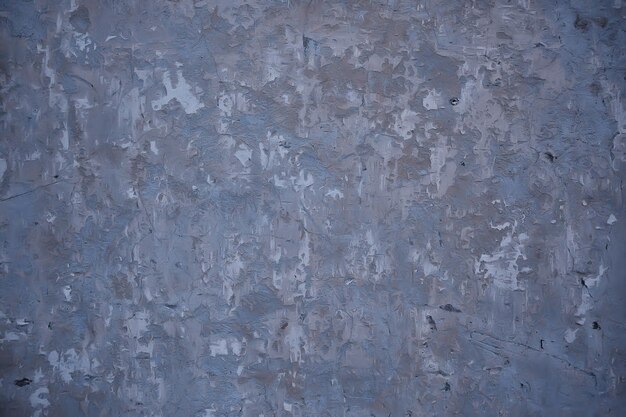 muro di stucco grigio grunge, sfondo astratto muro grigio vuoto