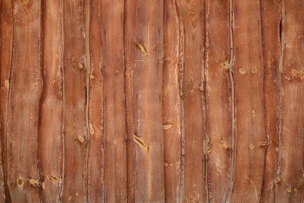 Muro di tavole, struttura di legno