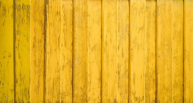 muro giallo texture di sfondo in legno