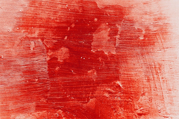 Muro sporco con macchie di sangue sullo sfondo Pareti rosso sangue