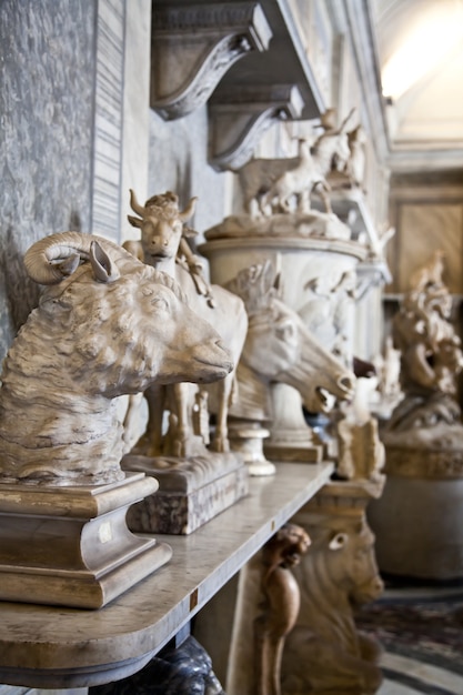 Musei Vaticani, Roma, Italia: collezione di statue