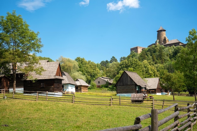 Museo all'aperto Stara Lubovna. Slovacchia, Europa.