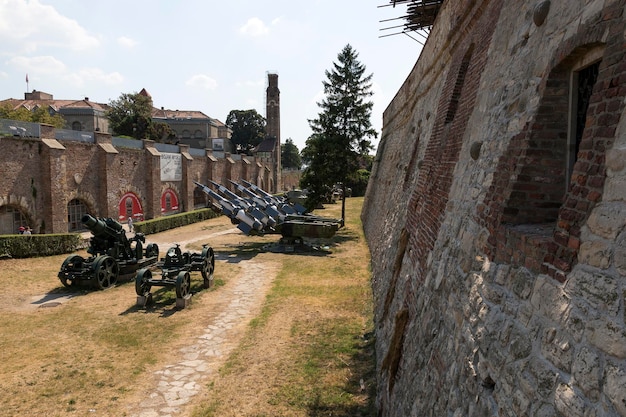 Museo degli armamenti all'aperto nella fortezza di Belgrado in Serbia