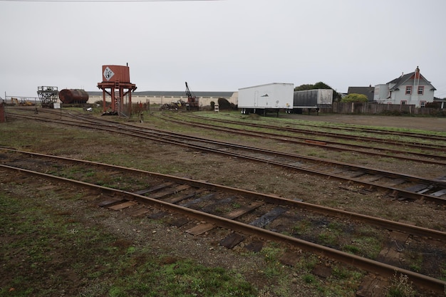 Museo dei treni a Mendocino in California