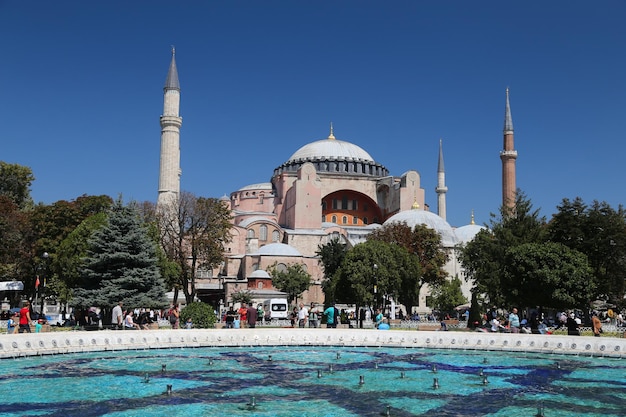 Museo di Hagia Sophia nella città di Istanbul in Turchia